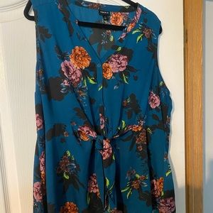 Floral Torrid Babydoll Tank